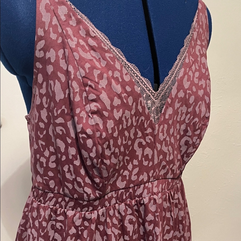 Sleep by Cacique - Purple Animal Print Night Sleep Dress Size 14/16. NWT - Picture 7 of 13
